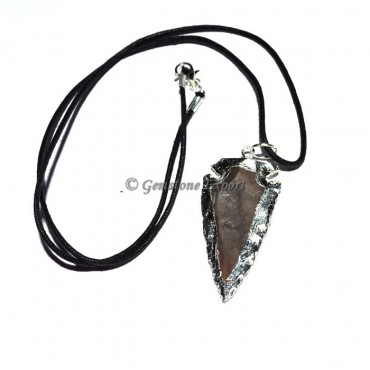 Silver Electroplated Arrowheads Pendants