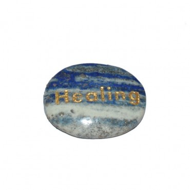 Lapis Lazuli Healing Engraved Stone