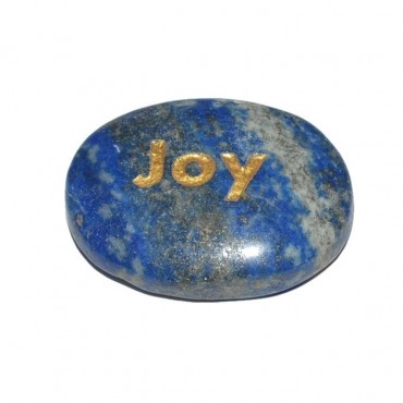 Lapis Lazuli Joy Engraved Stone