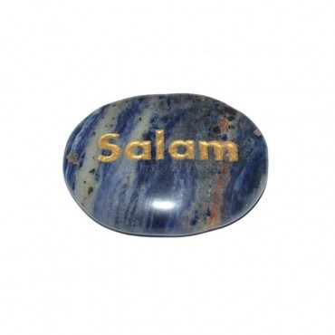 Sodalite Salam Engraved Stone