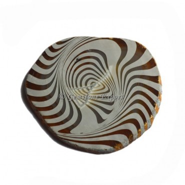 3D Engraved Design On Agate Slice