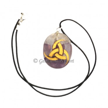 Amethyst Energy Symbol Pendants