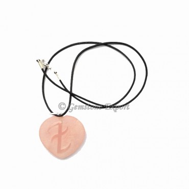 Rose Quartz Polished Pendants