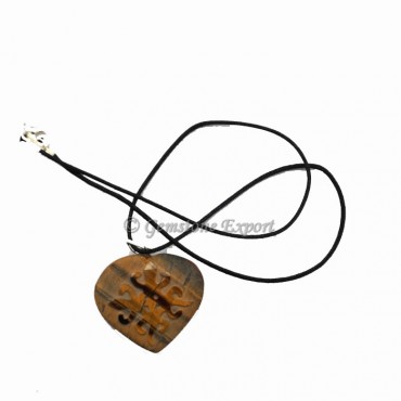 Snake Pendants of Tiger Eye