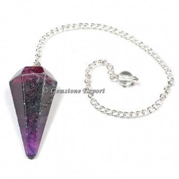 Amethyst Faceted Pendulum