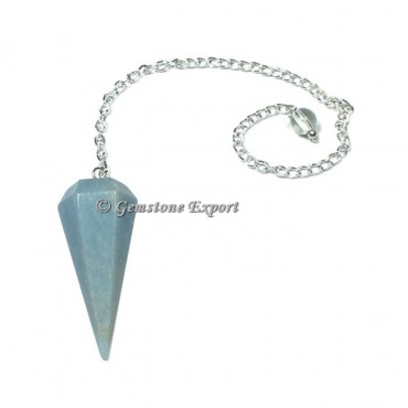 Angelite Faceted Pendulum