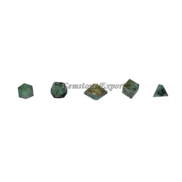 Green Budd Stone Sacred Geometry Set