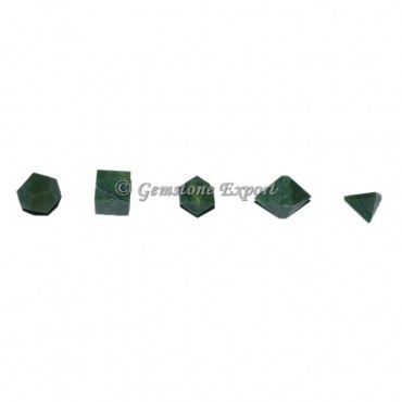 Green Aventurine Sacred Geometry Set