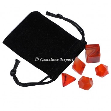 Carnelian With Black Pouch