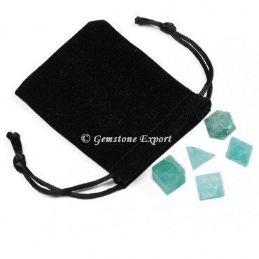 Green Fluorite With Black Pouch