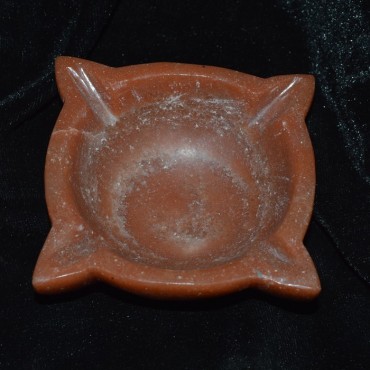 Peach Aventurine Carved Bowl