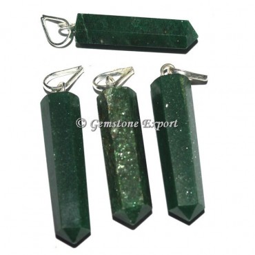 Green Jade Pencil Pendants