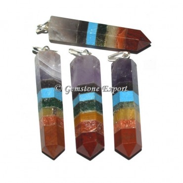 Chakra bonded Pencil Pendants