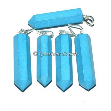 Turquoise Pencil Pendants