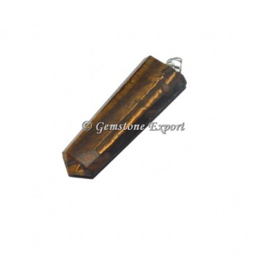 Tiger Eye Flat Pencil Pendants