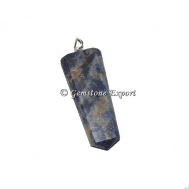 Sodalite Flat Pencil Pendants