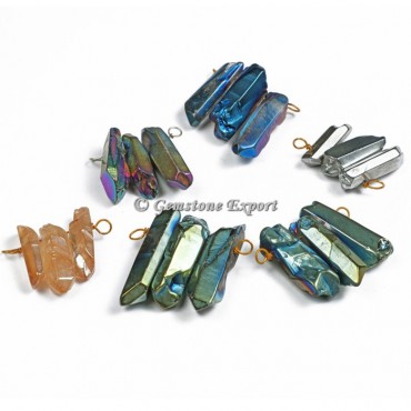 Mix Aura Pencil Brass Pendants