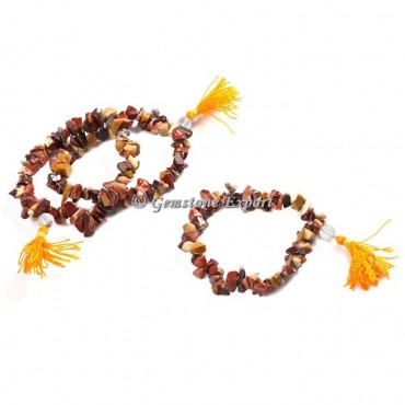 Mookaite Chips Yoga Bracelets