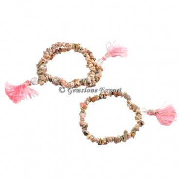 Fancy Jasper Chips Yoga Bracelets