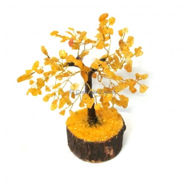 Golden Quartz Stone Tree