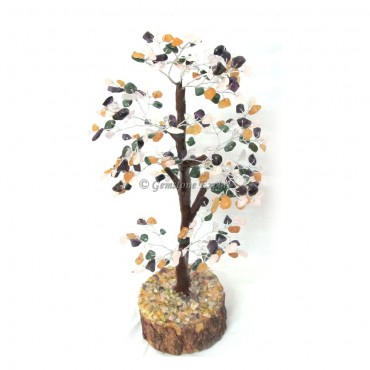 Mix Gemstone Chips Tree