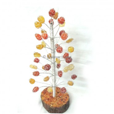 Mix Agate Tumbled Stones Tree