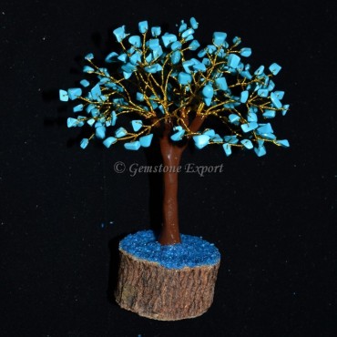 Turquoise Stone 300pcs Chips Trunk Tree