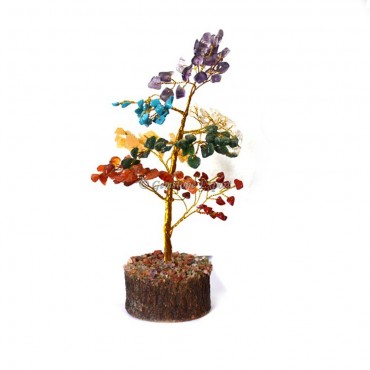 Seven Chakra Gemstone Tree