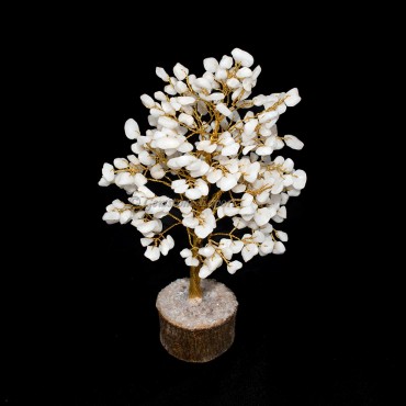 White Agate Golden Wire Tree(300 Chips)