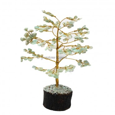 Amazonite Golden Wire Tree (150 Chips)