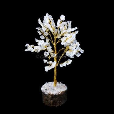 Crystal Quartz Golden Wire Tree(150 Chips)