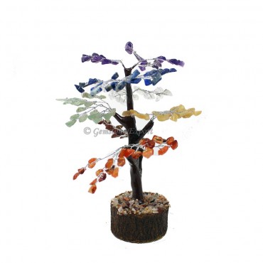 Seven Chakra Mseal Wire Tree(150 Chips)