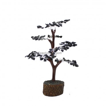 Black Agate Mseal Wire Tree(150 Chips)