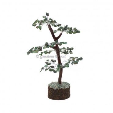 Dark Green Aventurine Mseal Wire Tree(150 Chips)