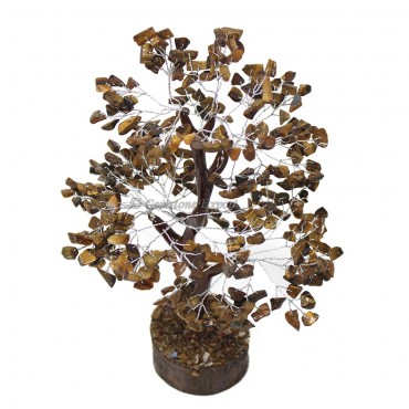 Tiger Eye Mseal Wire Tree(300 Chips)