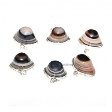 Agate Eye Pendants