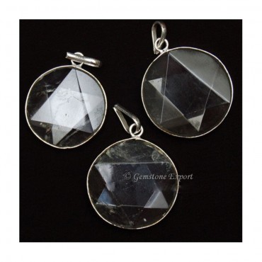 Crytal Quartz David Star Pendants