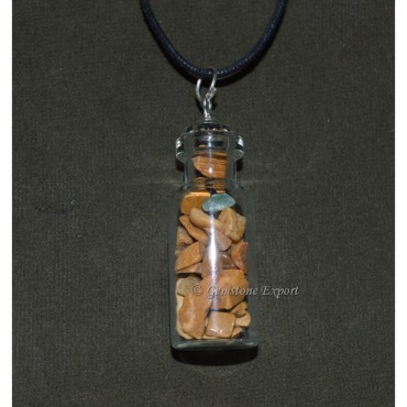 Peach Aventurine Bottle Pendants