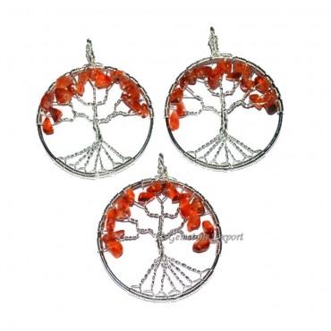 Carnellina Flower of Life Tree Pendants