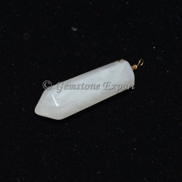 Selenite Pencil Pendants