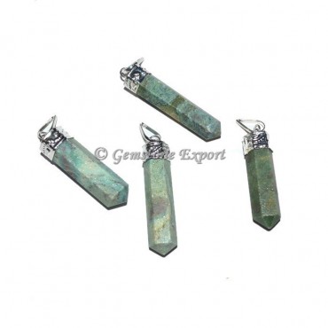 Ruby Zoisite Pencil Pendant