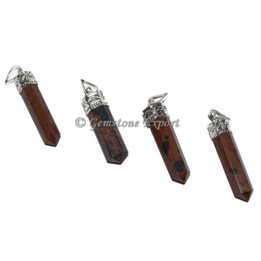 Mahogany Obsidian Pencil Pendants