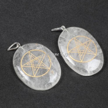 Crystal Pentagram Pendants