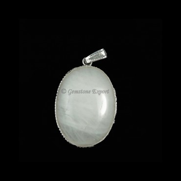 Crystal Quartz Oval Pendants