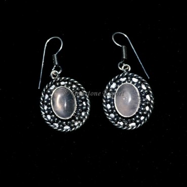Crystals Oval Earing