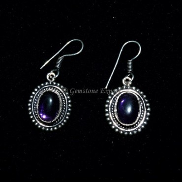 Amethyst Oval Earing