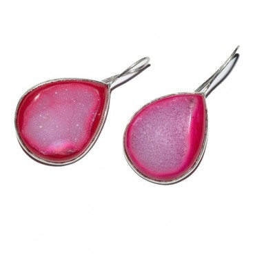 Druzy Agate Earring