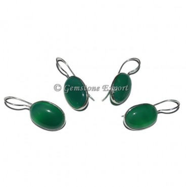 Green Onyx Earrings