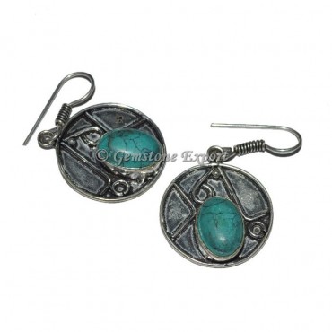 Tibetan Healing Stone Earrings