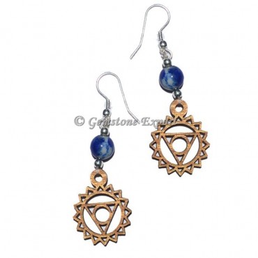 Throat Chakra Earring